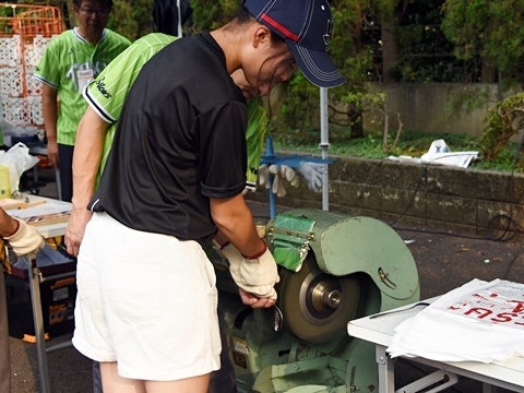 スプーン磨き（金属研磨）体験