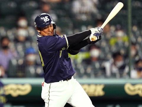 代打で一時勝ち越しのタイムリー