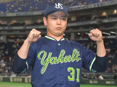 山崎選手が逆転の2点タイムリー二塁打！