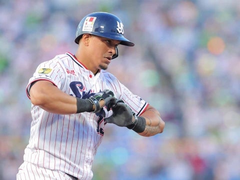 オスナ選手が9号ソロ