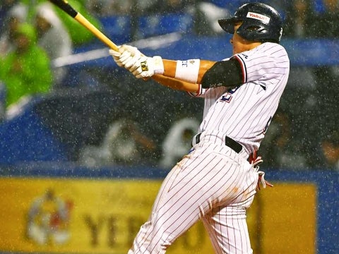 プロ初となる1号2ラン