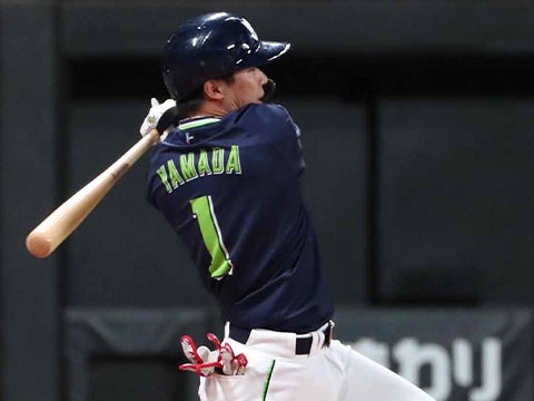 山田選手がマルチ安打