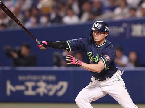 西川選手が3安打1打点の活躍