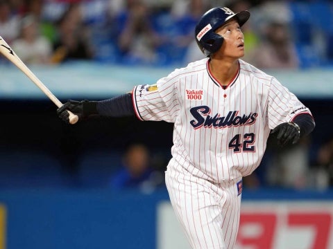 澤井選手がプロ初安打！