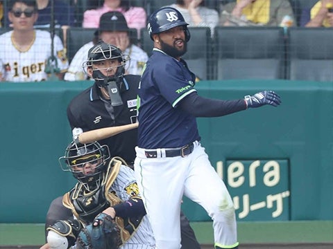 サンタナ選手が2本のタイムリー