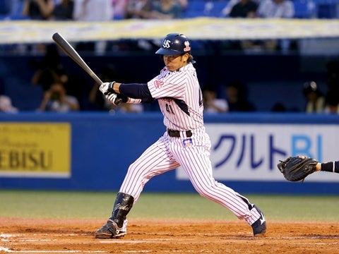 雄平選手がマルチ安打