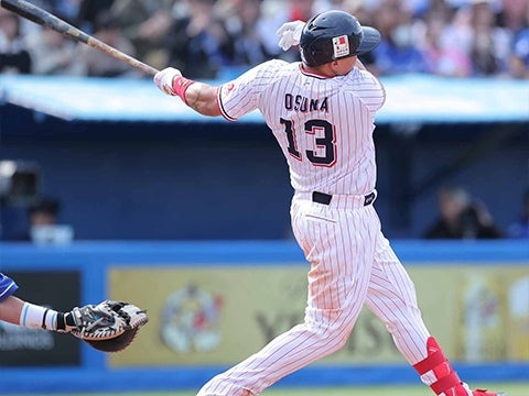 オスナ選手が猛打賞の活躍