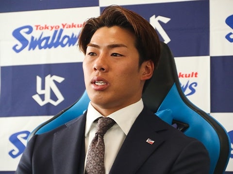 山野投手「1年間健康に」