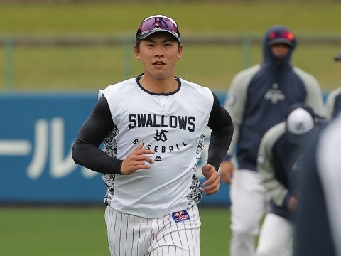 柴田投手が一軍キャンプに合流