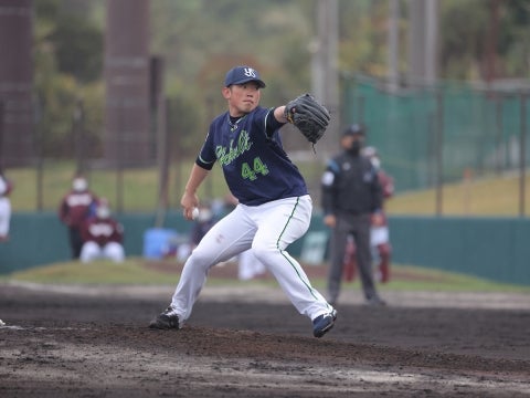 大西投手が1回無失点