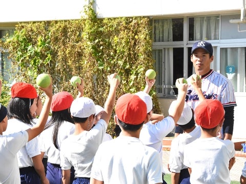 ボールの縫い目