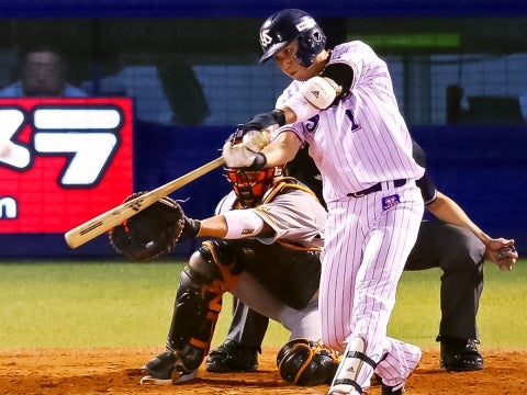 山田選手が35号2ランを含むマルチ安打