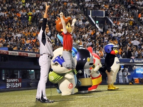 度々グラウンドに登場！