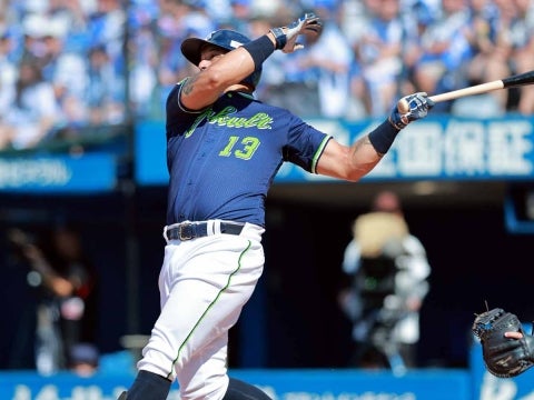 オスナ選手が先制の20号ソロ