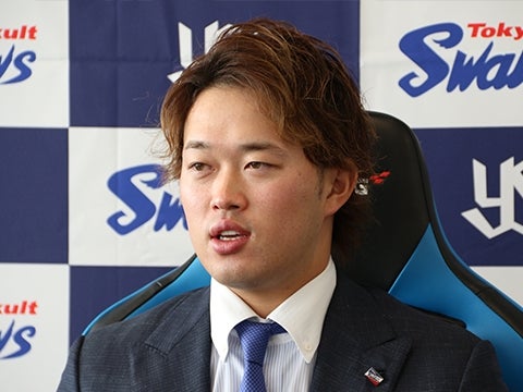 濱田太貴選手「とにかく打ってアピールして外野のポジションを狙っていきたい」