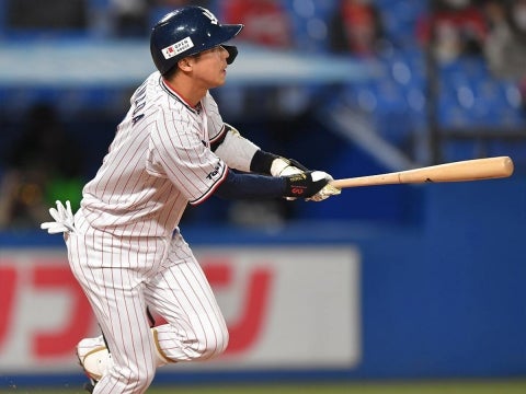 山田選手が猛打賞