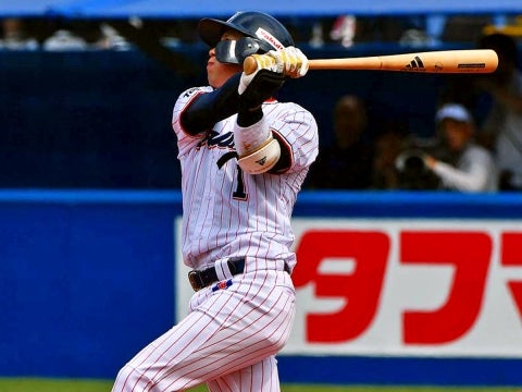 山田選手が14号2ラン