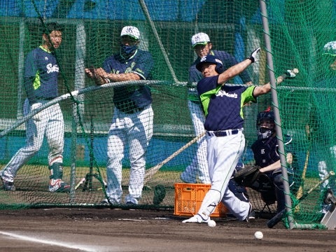 バッティング練習