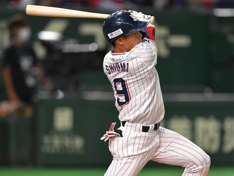 塩見選手が先制の10号ソロを放つ！