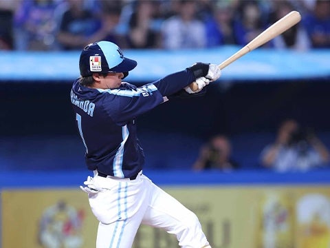 山田選手が3安打猛打賞の活躍