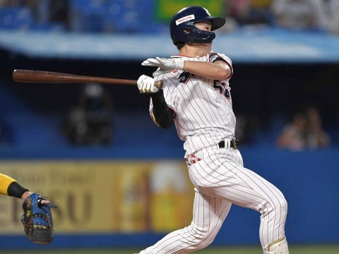 長岡選手がタイムリー！