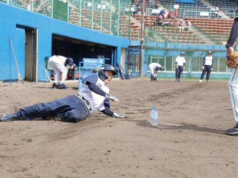 スライディング練習