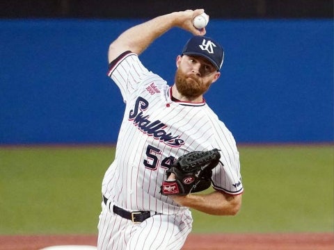 先発・サイスニード投手が6回途中2失点の力投で3勝目！