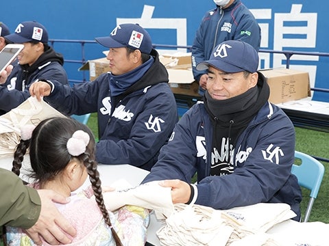 選手とのふれあい