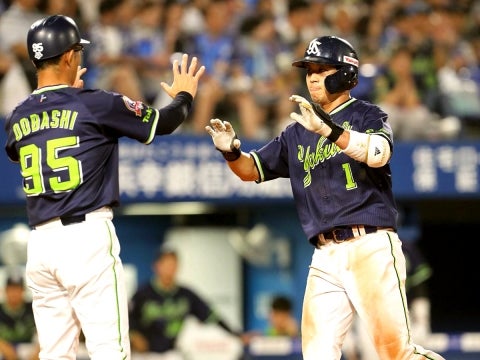 山田選手が2試合連続となる24号2ラン