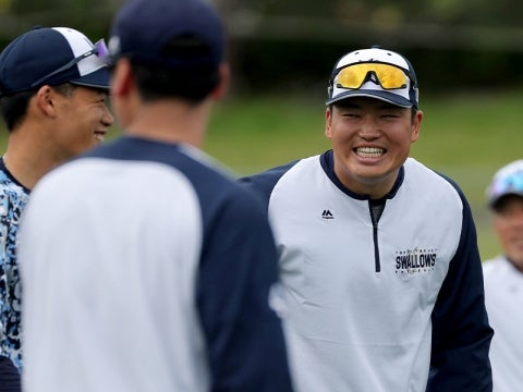 笑顔の村上選手