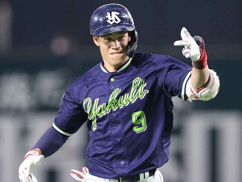 塩見選手がバースデーアーチ！