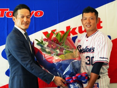 坂口選手が引退会見