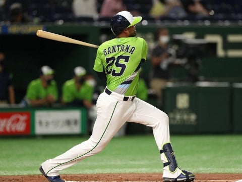 サンタナ選手が2安打3打点の活躍！