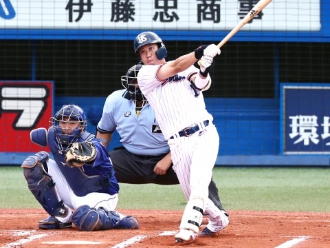 初回に山田選手が2試合連続となる2号2ラン！