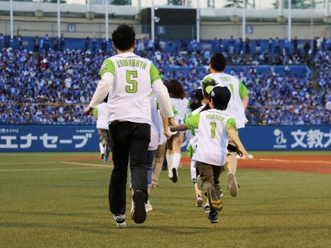 エスコート親子