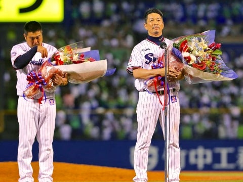 館山投手「打者を欺くことなく、真っ向勝負できたことは自分の誇りです」