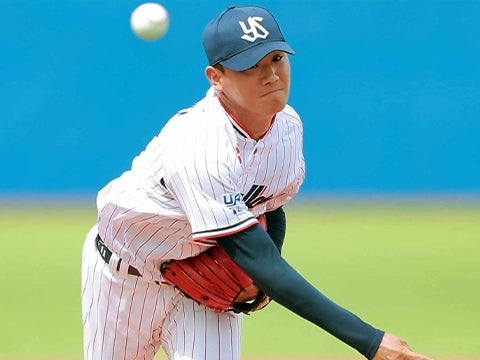 奥川投手が5回2安打1失点で2勝目