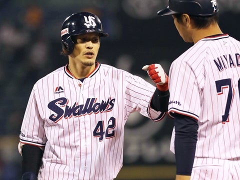 坂口選手が決勝の2点タイムリー含む3安打3打点！