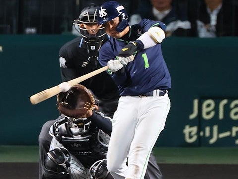 山田選手がマルチ安打の活躍