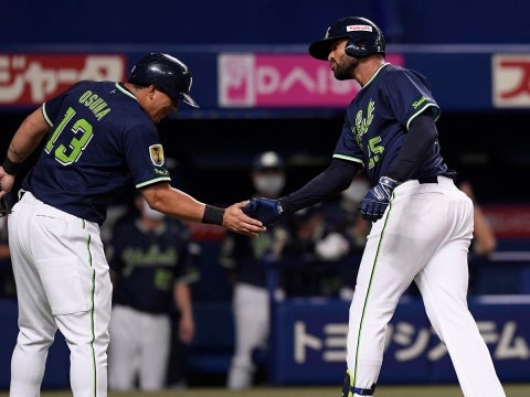 サンタナ選手が逆転の15号3ラン！