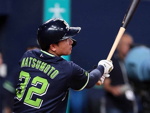 松本直選手が2安打1打点の活躍