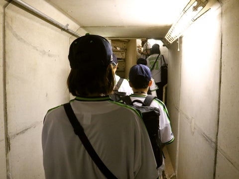 地下はひんやり