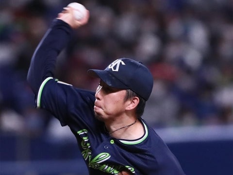 今野投手が三者凡退に仕留める