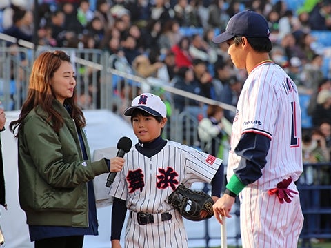 山田選手を打ち取る