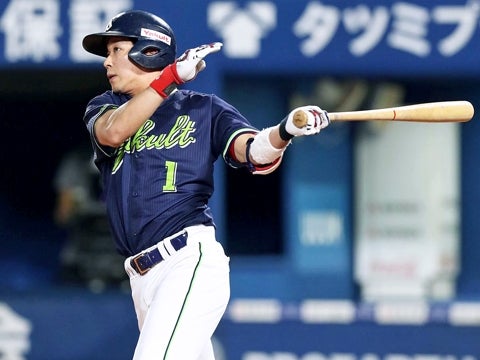 山田選手が今季7度目の猛打賞