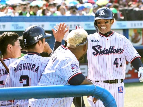 オープン戦初本塁打