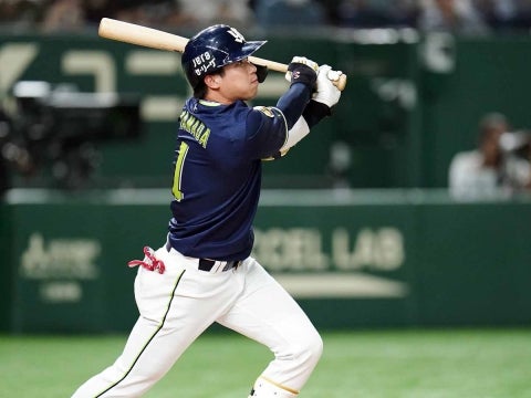 山田選手が2試合連発となる4号ソロ