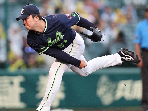 吉村投手が6回途中無失点の好投