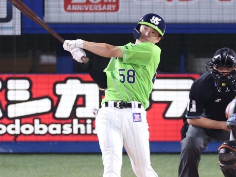 長岡選手が3号ソロ！