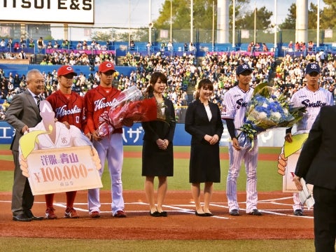 花束＆記念品贈呈式